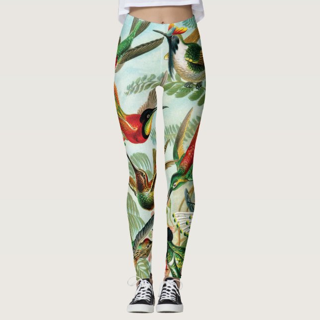 Kolibris durch Ernst Haeckel Leggings (Vorderseite)