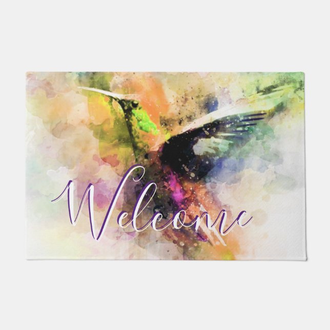 Kolibris Fußmatte (Vorderseite)