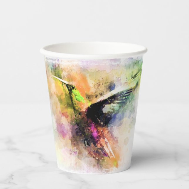 Kolibris Pappbecher (Vorderseite)