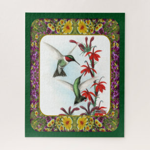 Kolibris und Blumen #5 Puzzle