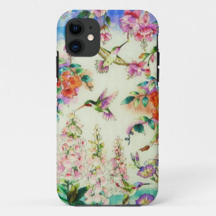 Kolibris und rosa Blumen iPhone 5 Fall Case-Mate iPhone Hülle