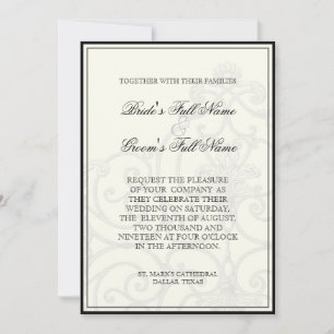 Kolibris und Schwünge - Hochzeitseinladung Einladung