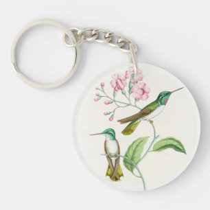 Kolibris Vögel Blumen Floral Tiere Wildnis Schlüsselanhänger