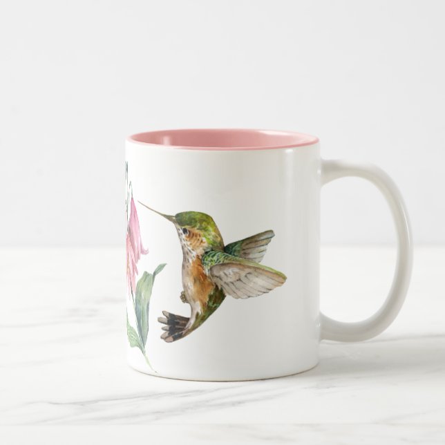 Kolibris Zweifarbige Tasse (Rechts)