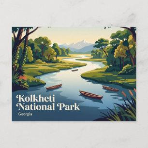 Kolkheti-Nationalpark Georgien Postkarte