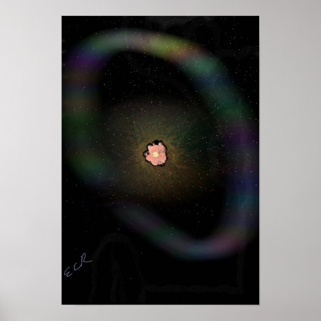 Kollabierende Supernova, expandierende Hülle Poste Poster (Vorne)