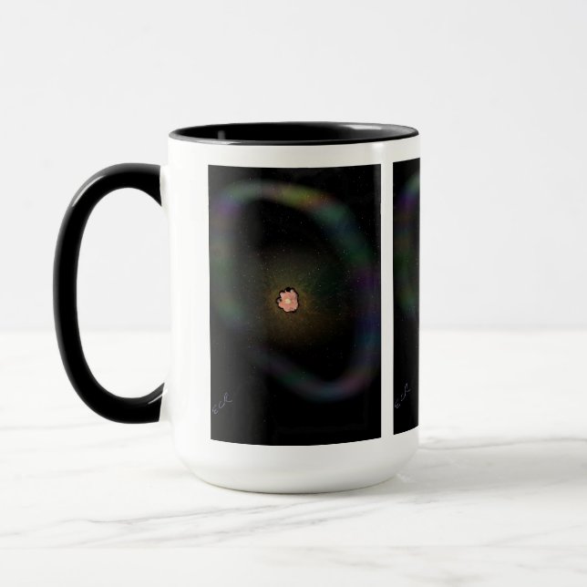 Kollabierende Supernova, Expandierender Ring Beche Tasse (Links)