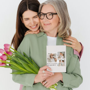 Kollage Foto & Zitat - Das beste Oma-Geschenk Magnetkarte