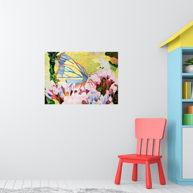Kollagenschmetterling Poster (Kinderzimmer 1)