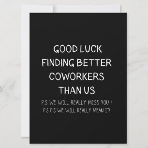 Kollege Verlasse Coworker Verlassend Funny New Job Save The Date