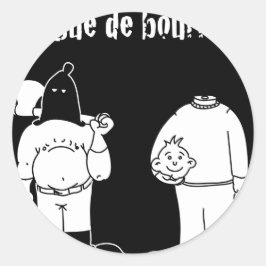 Kollege von Bourreau (Francois Ville & Gdb Gdblog) Runder Aufkleber