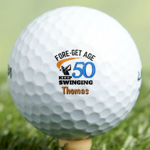 Kollegen-Geschenk zum 50. Geburtstag Lustiges VErg Golfball