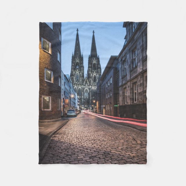 Köln Deutschland Fleecedecke (Vorderseite)