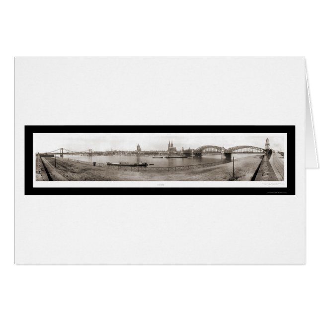Köln, Deutschland Foto 1921 (Vorderseite (Horizontal))