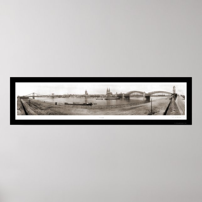 Köln, Deutschland Foto 1921 Poster (Vorne)