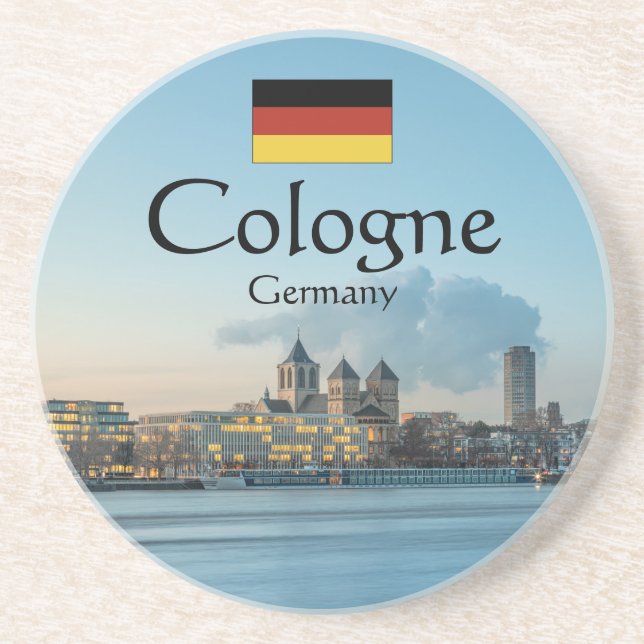 Köln Deutschland Getränkeuntersetzer (Vorne)