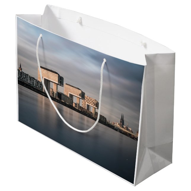 Köln Deutschland Große Geschenktüte (Rückseite Schrägansicht)