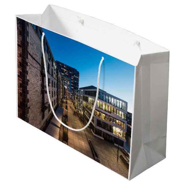 Köln Deutschland Große Geschenktüte (Rückseite Schrägansicht)