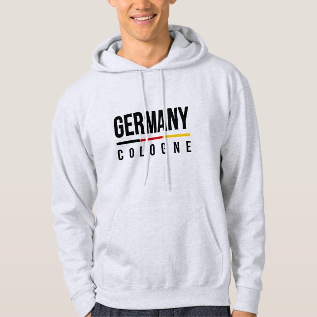 Köln Deutschland Hoodie (Vorderseite)