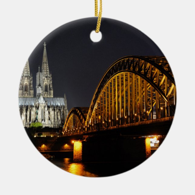 Köln, Deutschland Keramik Ornament (Vorne)