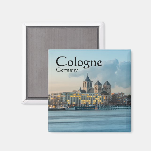 Köln Deutschland Magnet (Vorderseite/Rückseite)