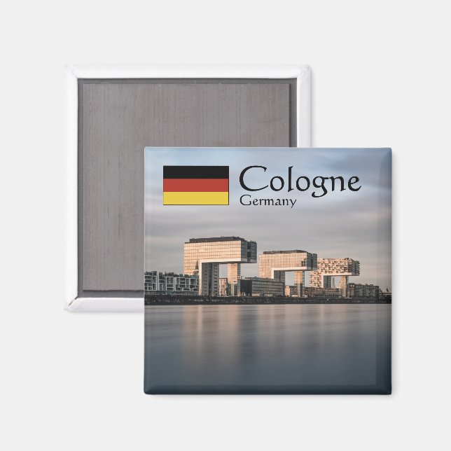 Köln Deutschland Magnet (Vorderseite/Rückseite)