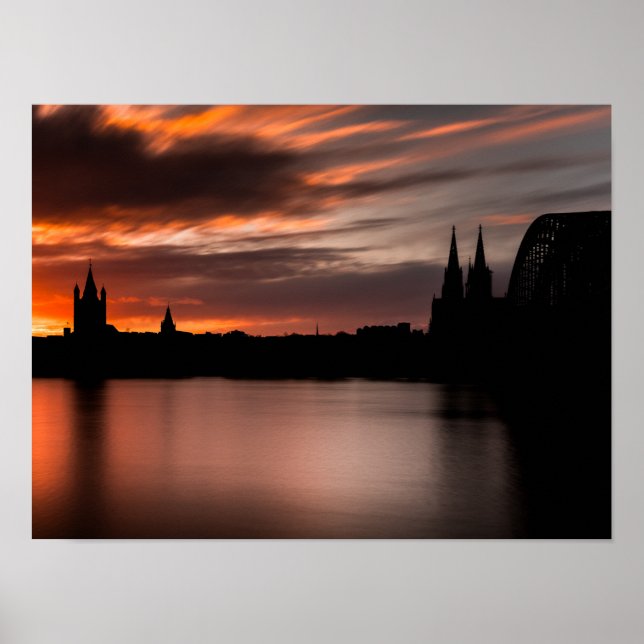 Köln Deutschland Poster (Vorne)