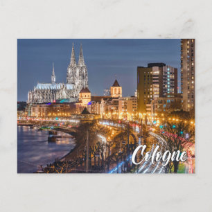 Köln, Deutschland Postkarte