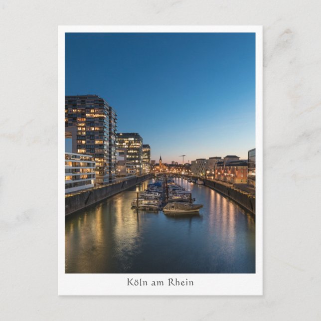 Köln Deutschland Postkarte (Vorderseite)