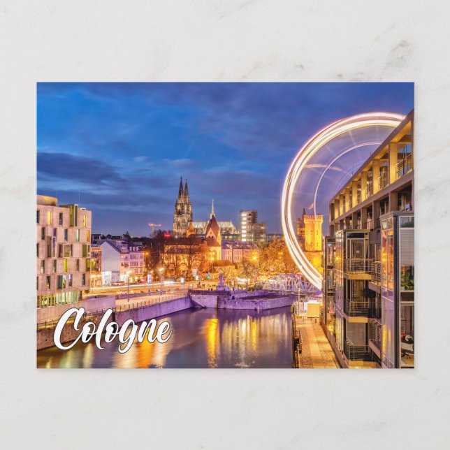 Köln, Deutschland Postkarte (Vorderseite)