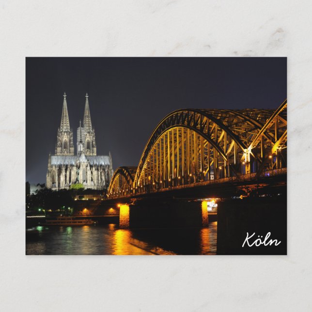 Köln, Deutschland Postkarte (Vorderseite)