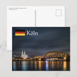 Köln Deutschland Postkarte