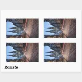 Köln Deutschland Rechteckiger Aufkleber