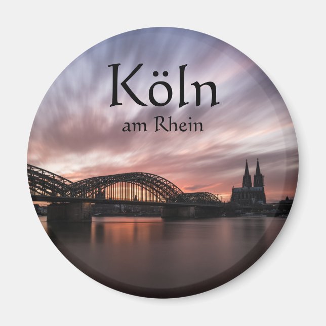 Köln Deutschland Souvenir Magnet (Vorne)
