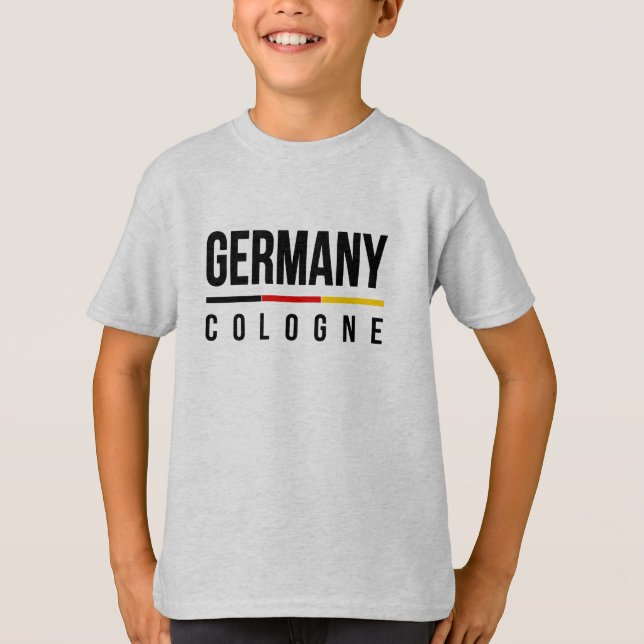 Köln Deutschland T-Shirt (Vorderseite)