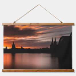 Köln Deutschland Wandteppich Mit Holzrahmen