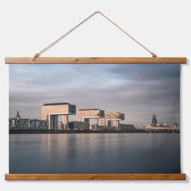 Köln Deutschland Wandteppich Mit Holzrahmen (Vorne)