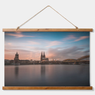 Köln Deutschland Wandteppich Mit Holzrahmen