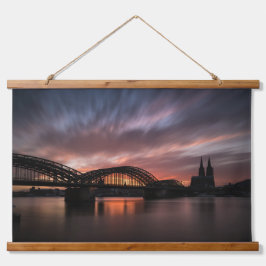 Köln Deutschland Wandteppich Mit Holzrahmen