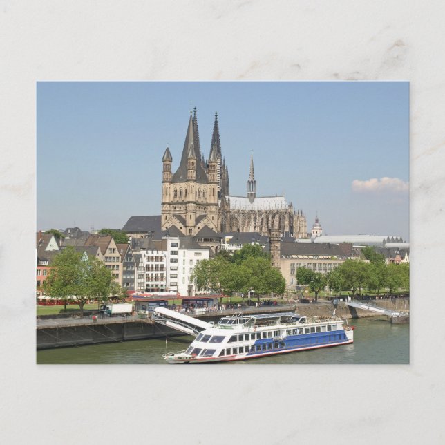 Köln (Köln) in Deutschland Postkarte (Vorderseite)