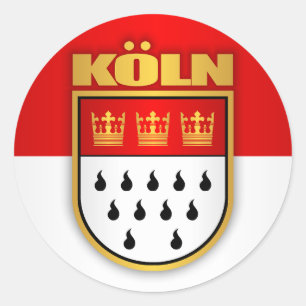 Koln (Köln) Runder Aufkleber
