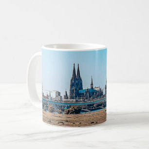 Köln Panorama mit Kölner Dom Tasse Kaffeetasse