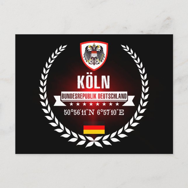 Köln Postkarte (Vorderseite)