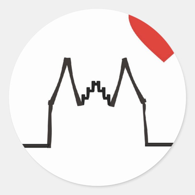 Köln Runder Aufkleber (Vorderseite)