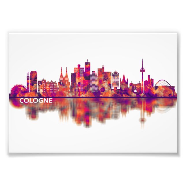 Köln Skyline Fotodruck (Vorne)