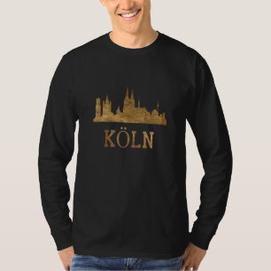 Köln Stadt Kölner Dom Stadt Köln Skyline T-Shirt