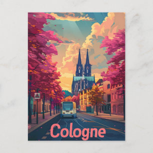 Köln Vintag Postkarte