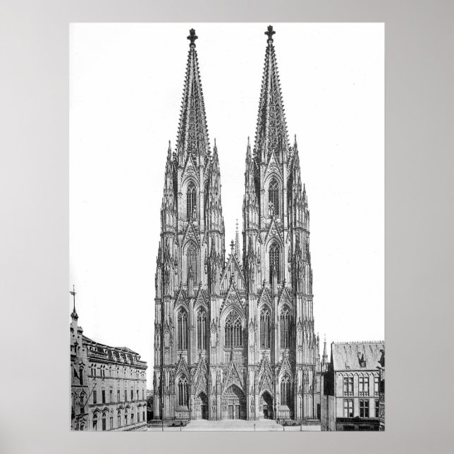 Kölner Dom 1911 - Kölner Dom Poster (Vorne)