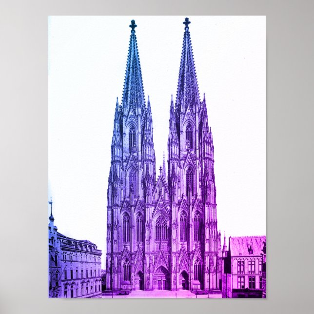 Kölner Dom 1911 - Kölner Dom Poster (Vorne)