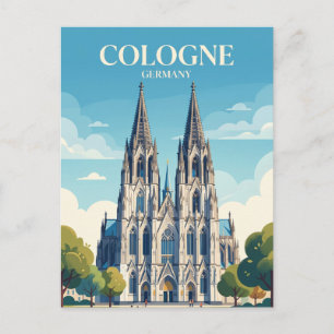 Kölner Dom Deutschland Postkarte